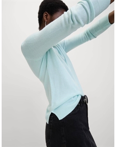 Супермягкий джемпер с круглым вырезом, светло-голубой Marks & spencer