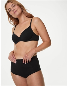 Трусики-шорты для стомы из хлопка с высоким содержанием 3 шт., черный Marks & spencer