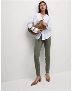 Джеггинсы с высокой талией, цвет Faded khaki Marks & spencer