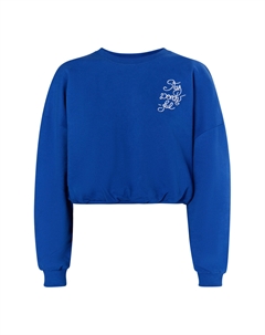 Толстовка Cropped, королевский синий Mymo