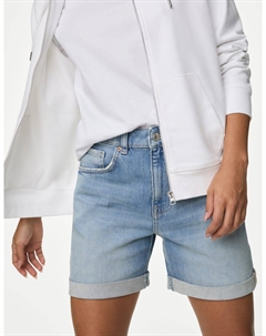 Джинсовые шорты бойфренда, цвет Denim Marks & spencer