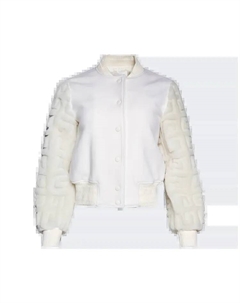 Куртка Cropped Varsity 'White', белый Givenchy