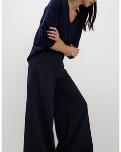 Широкие брюки палаццо, цвет Midnight navy Marks & spencer