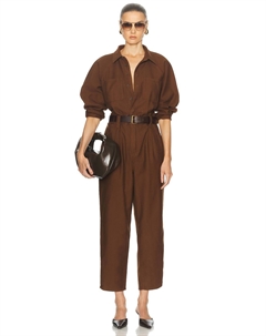 Комбинезон с карманами и отделкой, цвет Talon Frame