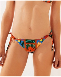 Плавки бикини с бантом, мультиколор Agua de coco