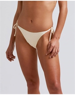 Плавки бикини цвета экрю на подкладке с бантом, цвет Crudo Robin collection