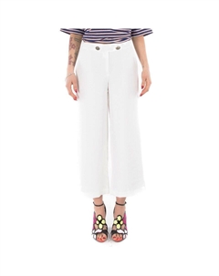 Белые женские брюки из полиэстера Elisabetta franchi