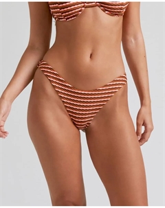 Плавки бикини с отделкой долинами и подкладкой, мультиколор Robin collection