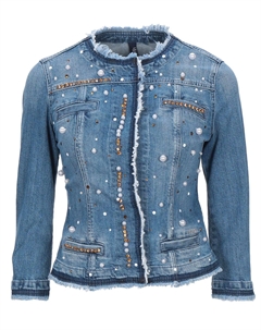 Ослепительная джинсовая куртка Delight, светло-голубой Liu jo