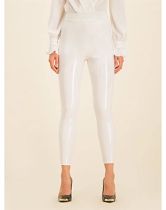 Белые женские брюки из полиэстера Elisabetta franchi