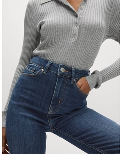 Джинсы скинни Ivy Supersoft с высокой талией, темный индиго Marks & spencer