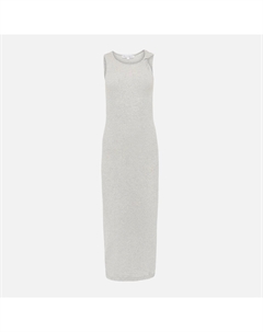 Платье Anchor Embroidery Twisted Strap Dress, цвет Light Grey Jw anderson