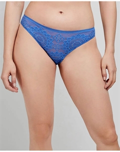 Классические кружевные трусики, синий Gisela