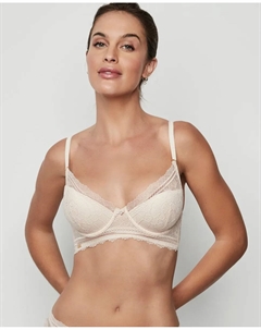 Бюстгальтер с глубоким вырезом, поролоном и косточками, цвет Maquillaje Selmark