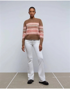 Женские прямые джинсы белого цвета со шлевками для ремня, белый Scalpers