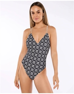 Женский купальник DARA Special B Cup с перекрещенными бретелями, белый Red point