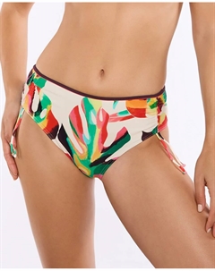 KIBA Classic плавки бикини с высокой талией и регулируемой высотой 5, мультиколор Red point