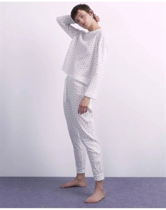 Пижама с тисненым цветком, сиреневый Сфера