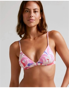Спортивный бюстгальтер-бикини PalmBeach с многопозиционной застежкой и съемными поролоновыми вставками, мультиколор Robin collection