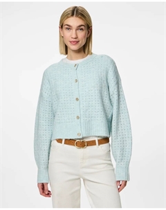 Женская вязаная кофта, голубой Pieces