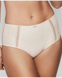 Классические трусики с высокой талией и внутренним тюлем-утяжкой, цвет Maquillaje Selmark