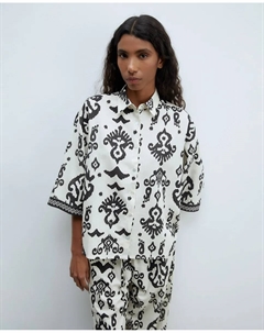 Рубашка с принтом, черный Сфера