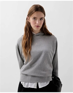 Женская хлопковая толстовка с капюшоном, серый Scalpers