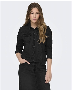 Женская приталенная джинсовая куртка, черный Jdy
