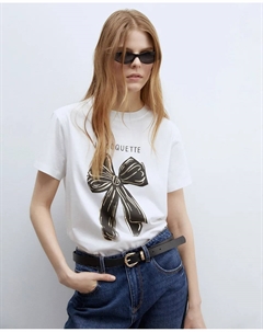 Футболка с мотивом, цвет Crudo Сфера