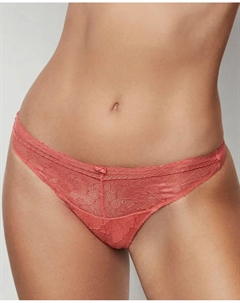 Стринги с кружевом, коралловый Selmark