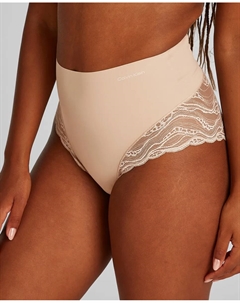 Трусики компрессионные SENSUAL STRETCH LACE, бежевый Calvin klein