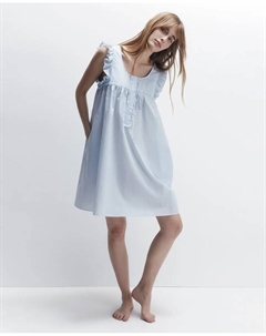 Полосатая ночная рубашка, голубой Сфера