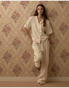 Цветочная пижама, белый Сфера