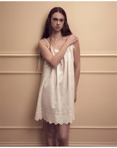 Ночная рубашка с вырубкой, цвет Crudo Сфера