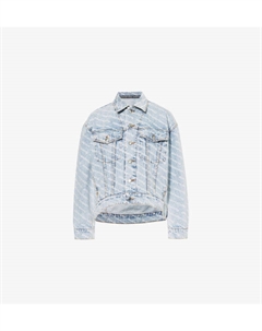 Джинсовая куртка с логотипом сзади, белый Alexander wang
