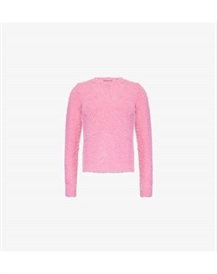 Вязаный джемпер Arsenio из хлопковой смеси с эффектом пушистости, фуксия Weekend max mara