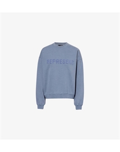 Свитшот Owners club из хлопкового джерси с флисовым логотипом, синий Represent