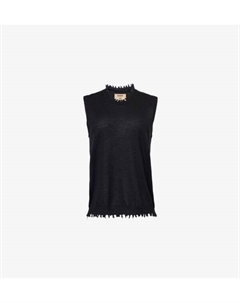 Кашемировый трикотажный топ без рукавов Slv, цвет uw900 Uma wang