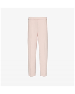 Брюки Treeca прямого кроя с высокой посадкой из смесовой ткани с двумя накладными карманами, красный Theory