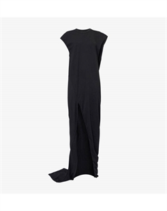 Платье-Футболка макси Edfu свободного кроя из хлопкового трикотажа, черный Rick owens
