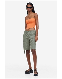 Корсетный топ, оранжевый H&m