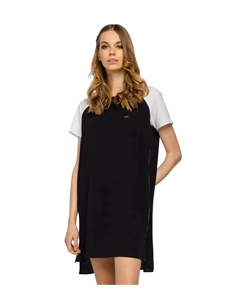 Элегантная креповая туника с серебряными украшениями Liu jo