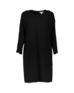 Черное вискозное женское платье Gant