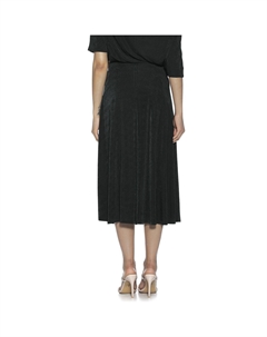 Женская пышная юбка миди с разрезом , темно-синий Alexia admor