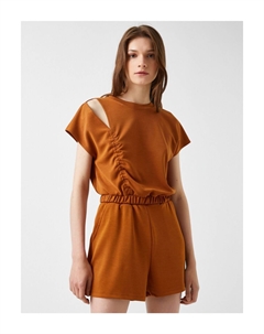 Женский коричневый свитшот Koton