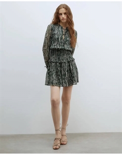 Платье из шифона, зеленый Сфера