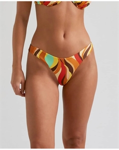 Бразильские плавки-бикини Fire с подкладкой, мультиколор Robin collection