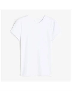 Футболка Fitted Microfiber, белый H&m