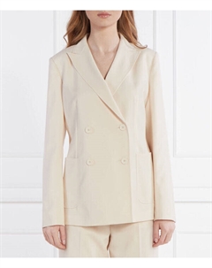 Пиджак женский из шерсти, экрю Weekend max mara