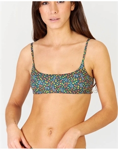 Мягкий верх бикини Giardinetto с регулируемыми бретелями, без поролона, зеленый Robin collection